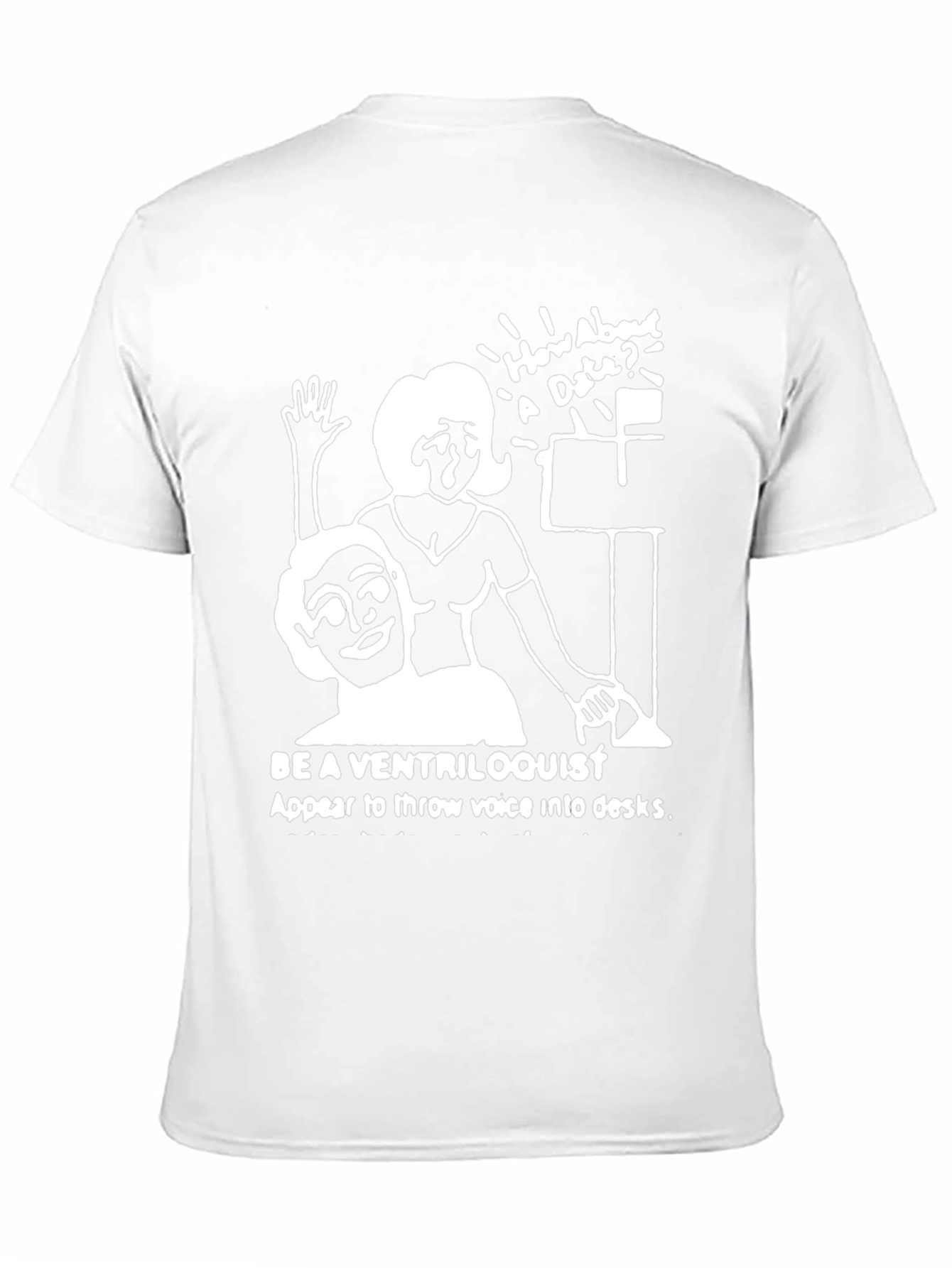 Ventriloquist Humor Graphic T-Shirt