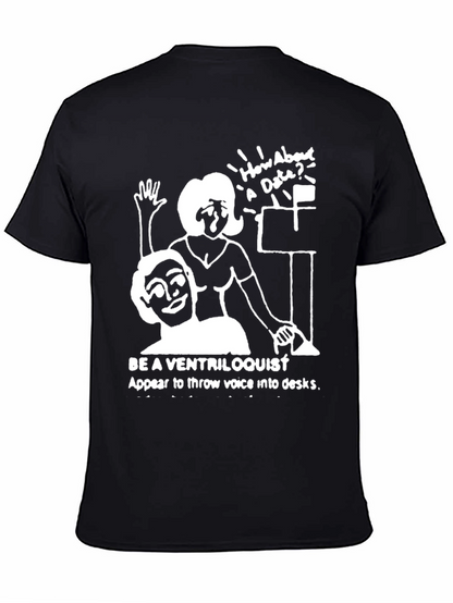 Ventriloquist Humor Graphic T-Shirt