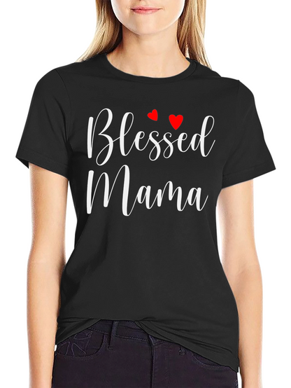 Blessed Mama Graphic Tee - Mothers Day Gift