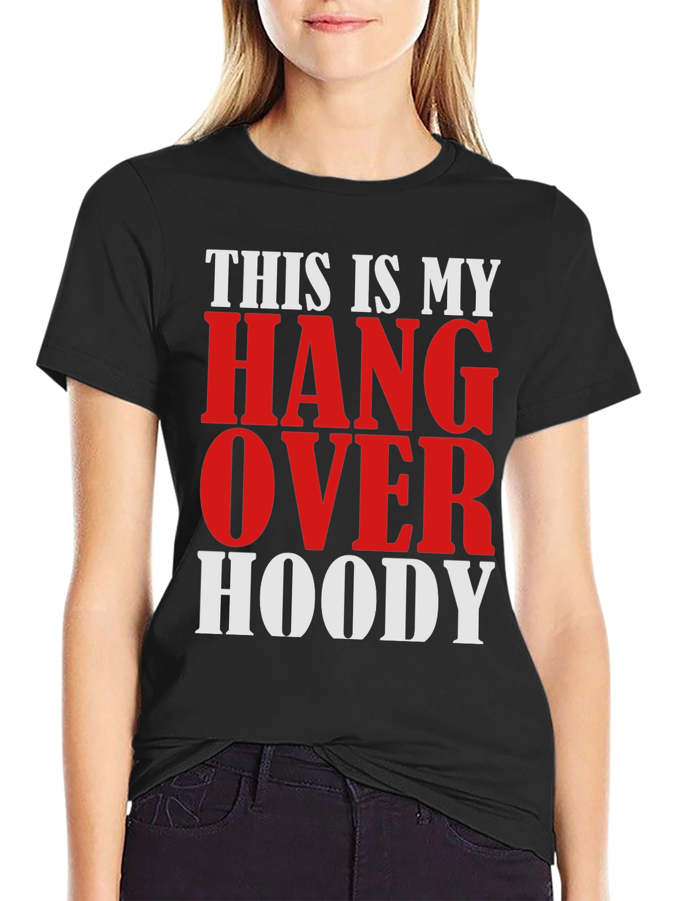 Hangover Hoody Graphic Tee - Funny Mens T-Shirt