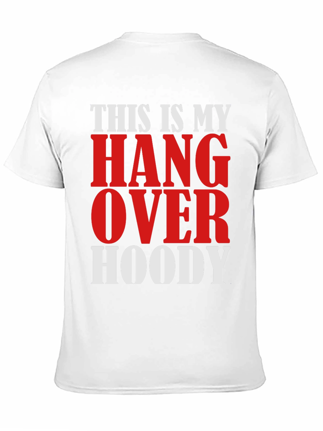 Hangover Hoody Graphic Tee - Funny Mens T-Shirt