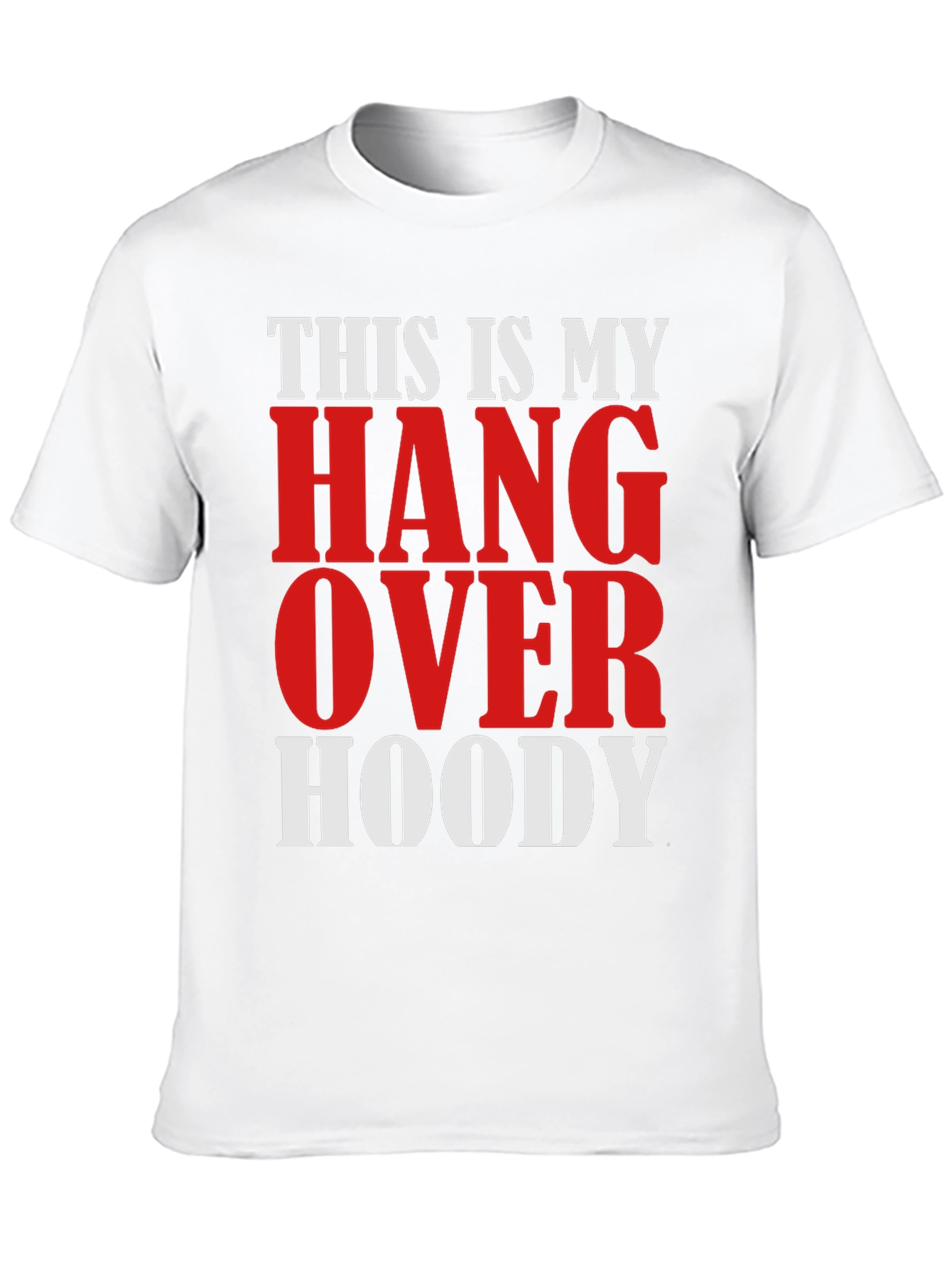 Hangover Hoody Graphic Tee - Funny Mens T-Shirt