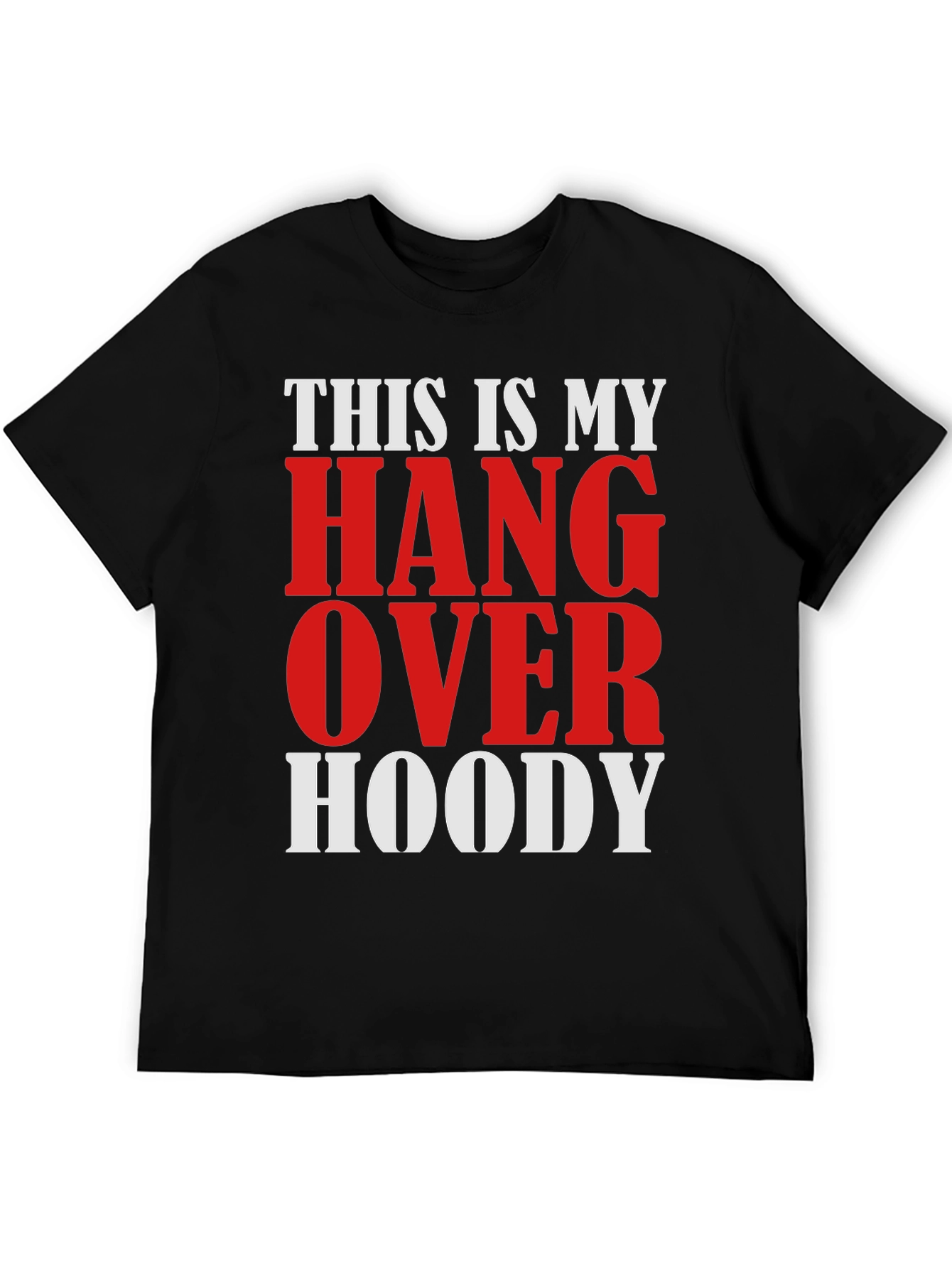 Hangover Hoody Graphic Tee - Funny Mens T-Shirt