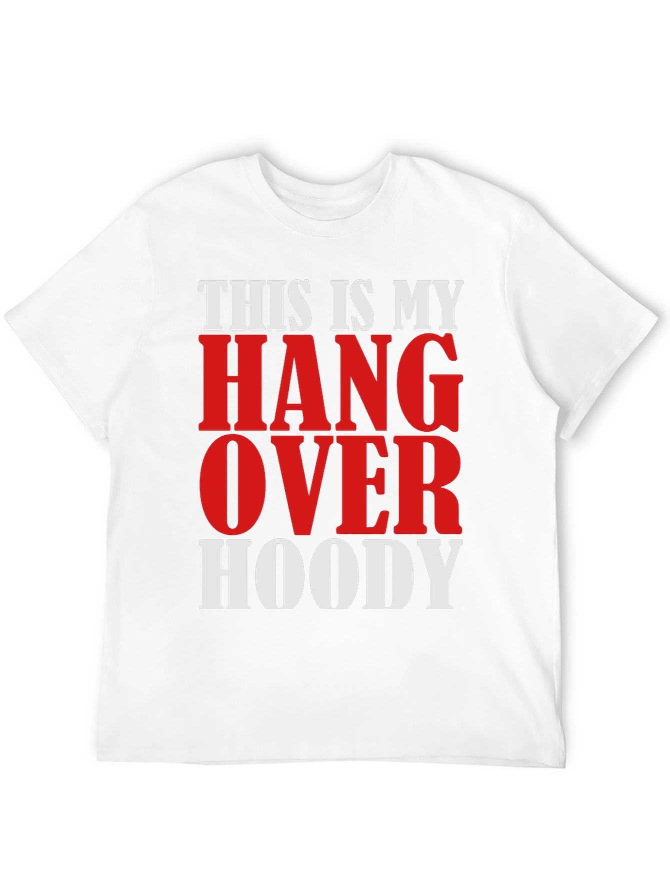 Hangover Hoody Graphic Tee - Funny Mens T-Shirt