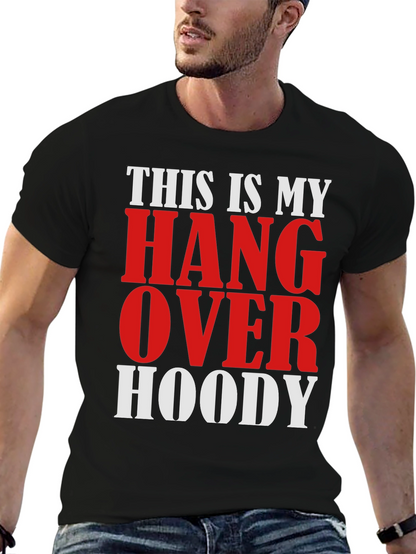 Hangover Hoody Graphic Tee - Funny Mens T-Shirt