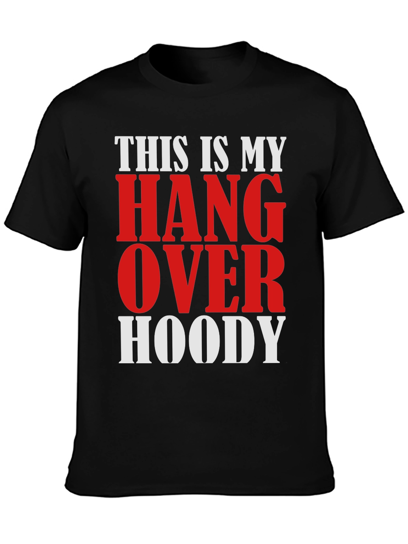 Hangover Hoody Graphic Tee - Funny Mens T-Shirt