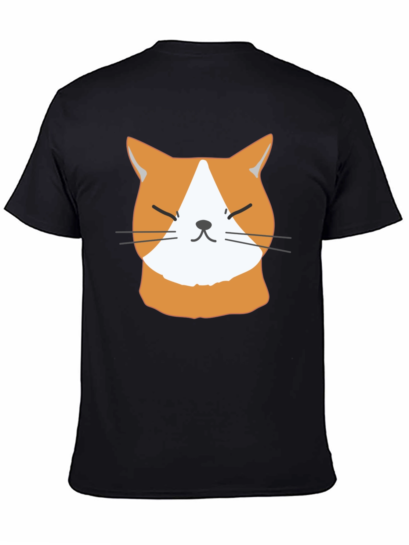 Funny Cat Face T-Shirt - Cute Ginger Kitten Tee