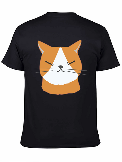 Funny Cat Face T-Shirt - Cute Ginger Kitten Tee