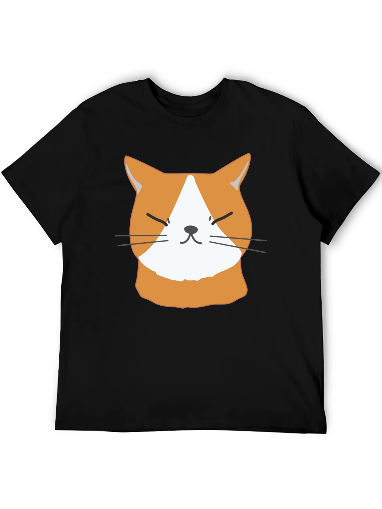 Funny Cat Face T-Shirt - Cute Ginger Kitten Tee