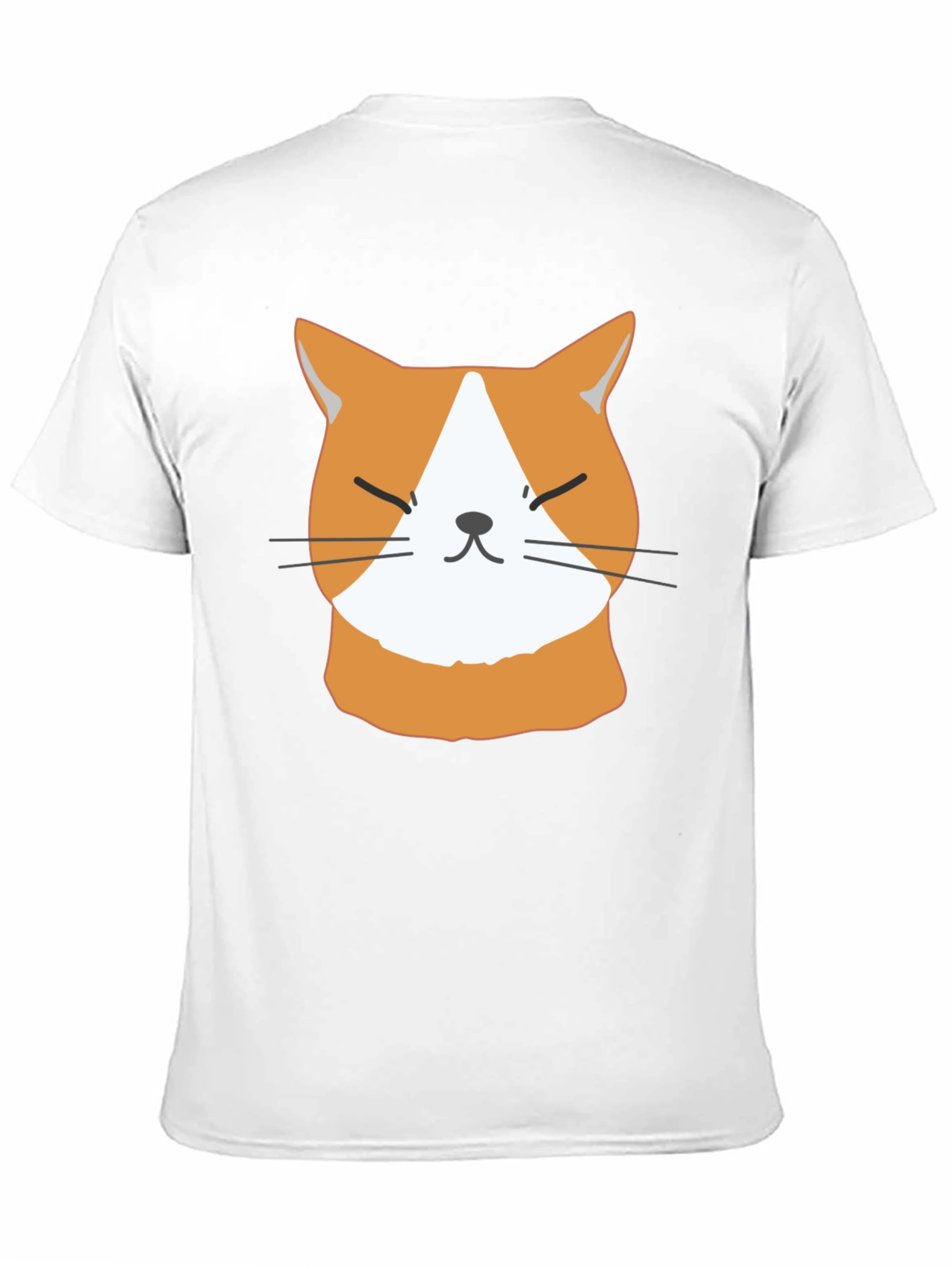 Funny Cat Face T-Shirt - Cute Ginger Kitten Tee