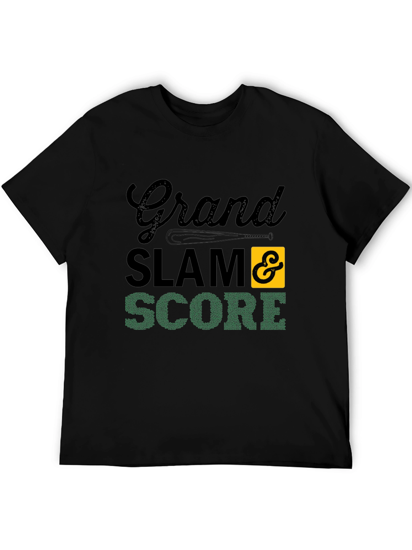 Grand Slam Score Baseball Graphic T-Shirt