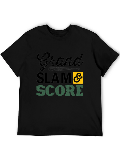 Grand Slam Score Baseball Graphic T-Shirt