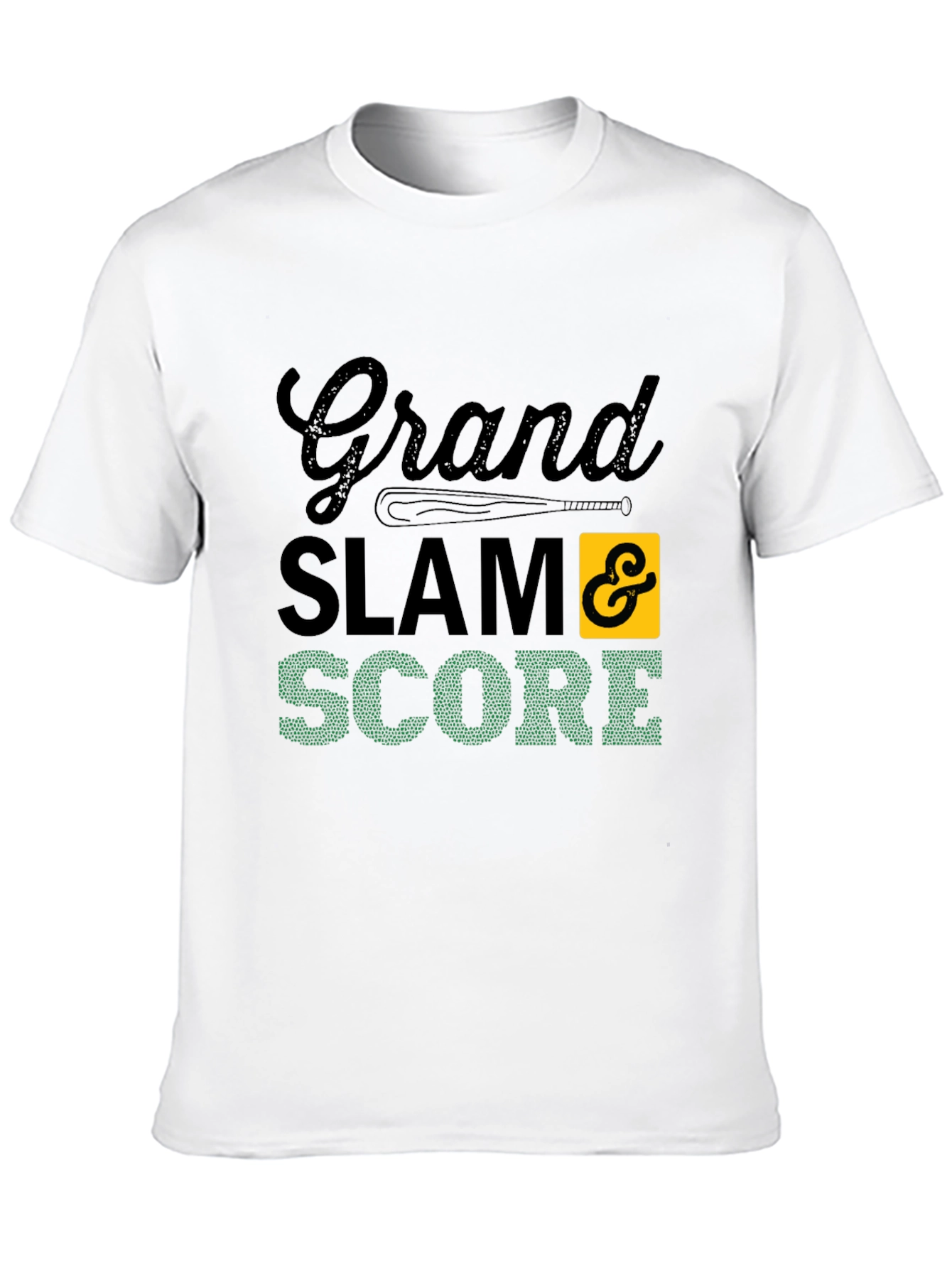 Grand Slam Score Baseball Graphic T-Shirt