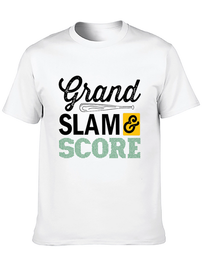 Grand Slam Score Baseball Graphic T-Shirt