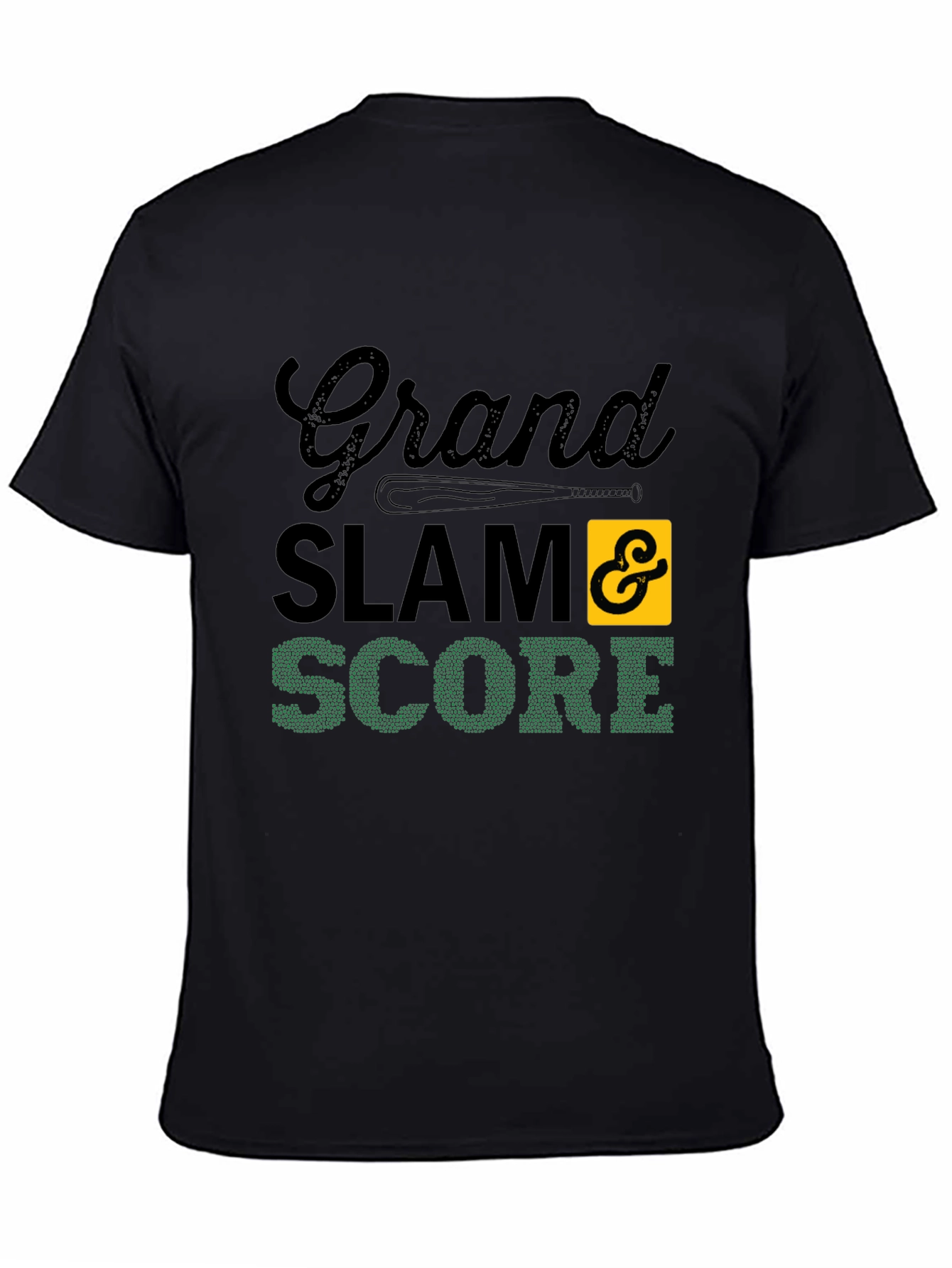 Grand Slam Score Baseball Graphic T-Shirt