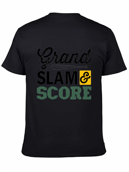 Grand Slam Score Baseball Graphic T-Shirt