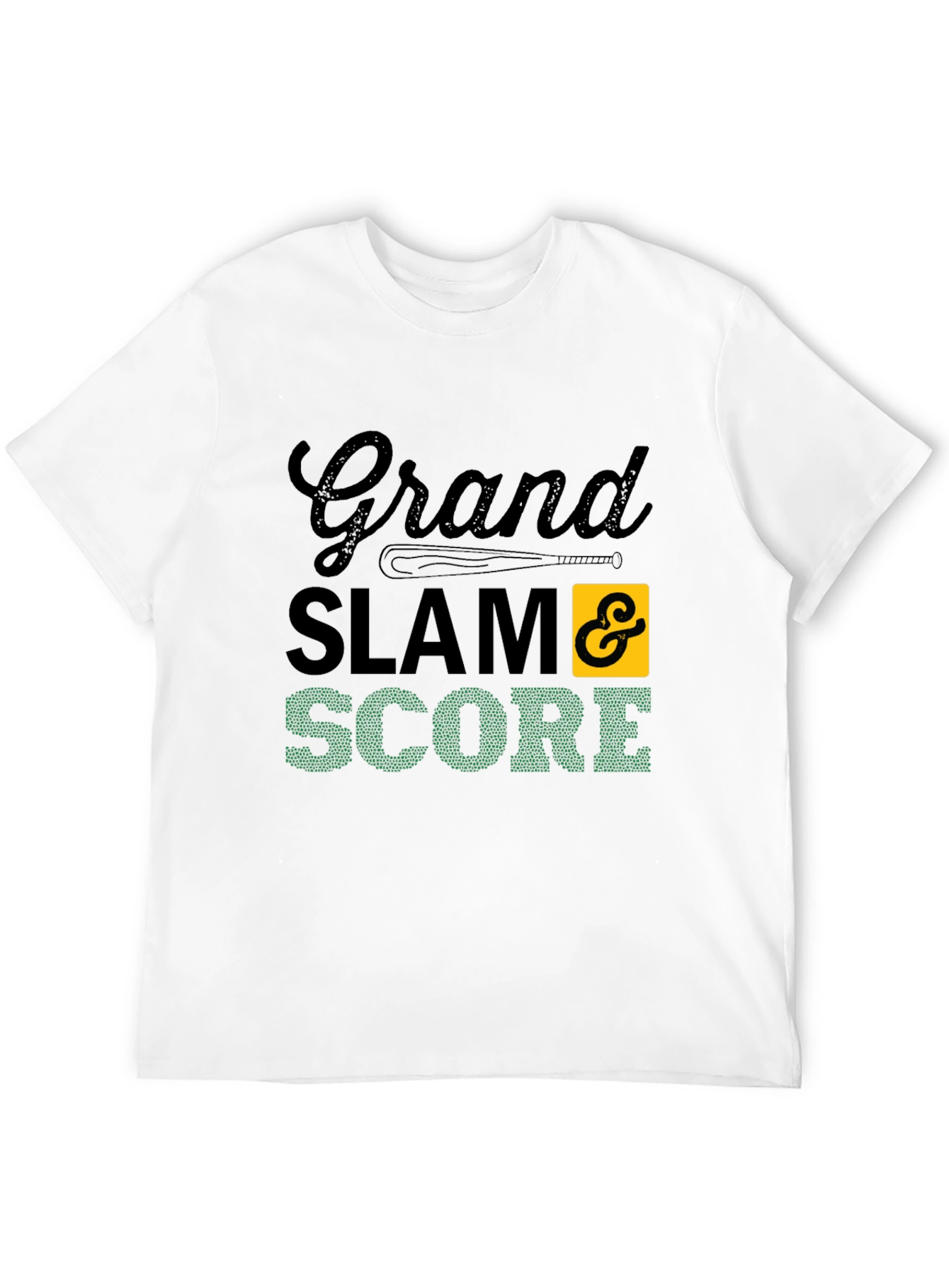 Grand Slam Score Baseball Graphic T-Shirt