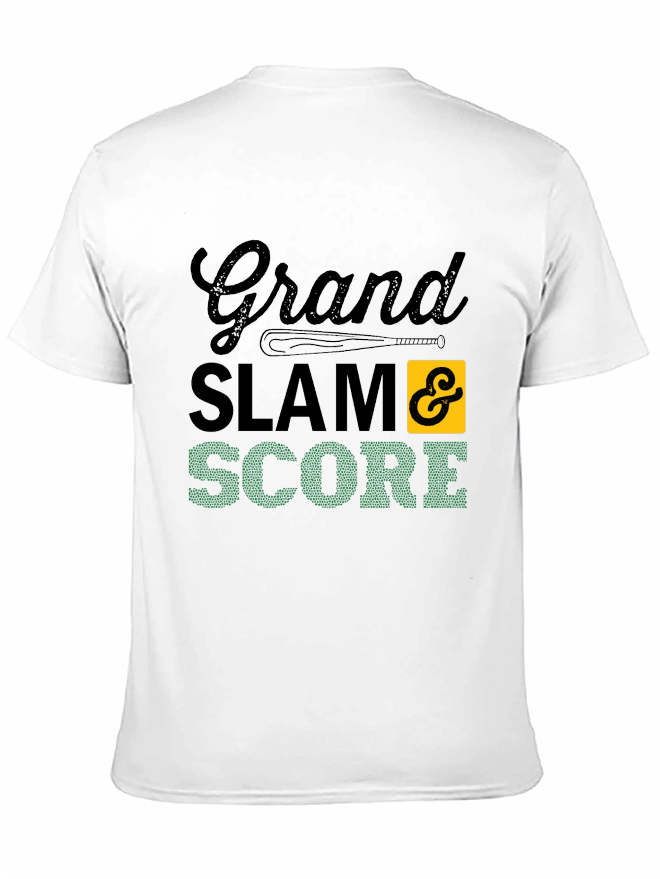 Grand Slam Score Baseball Graphic T-Shirt