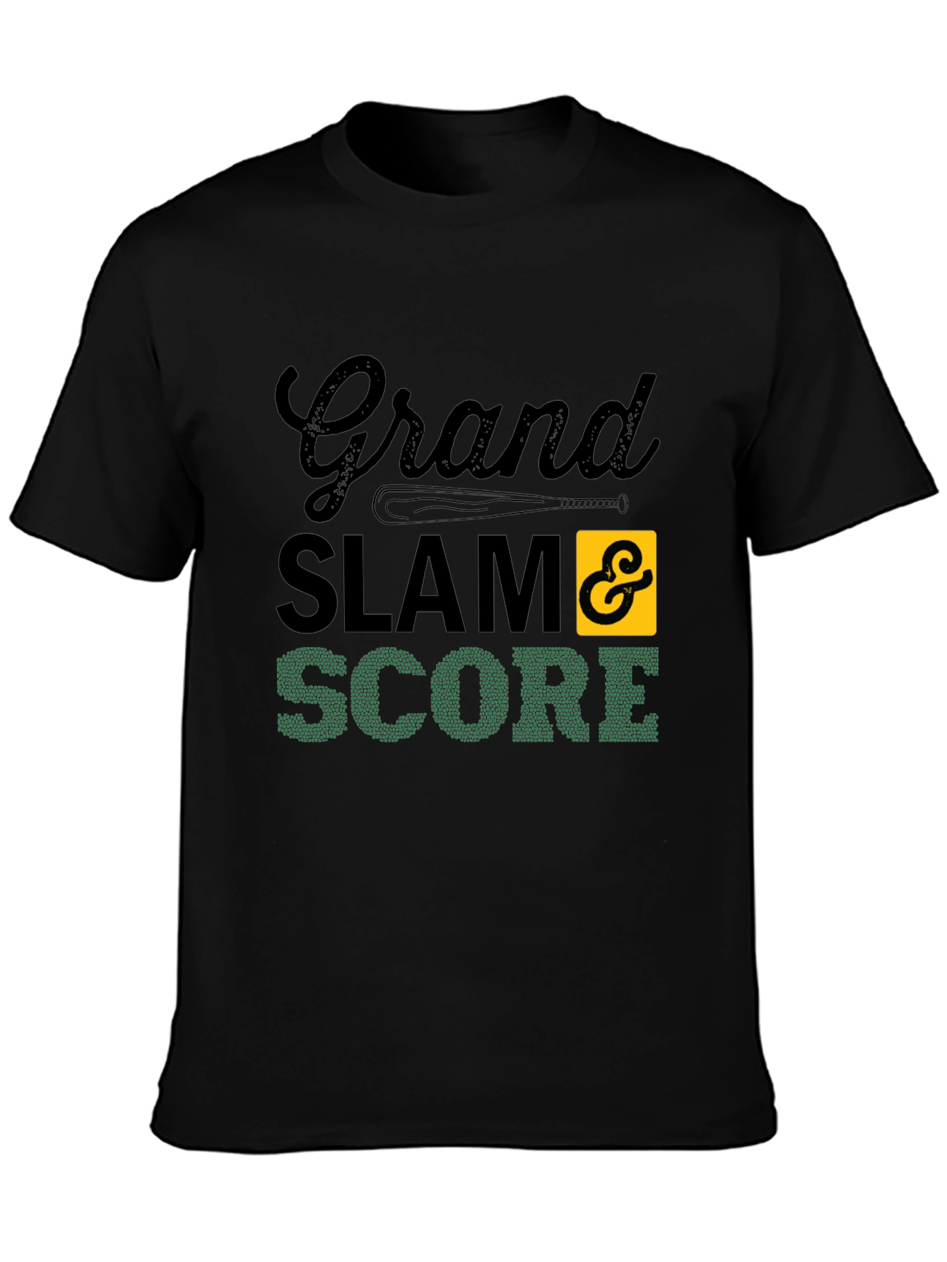 Grand Slam Score Baseball Graphic T-Shirt