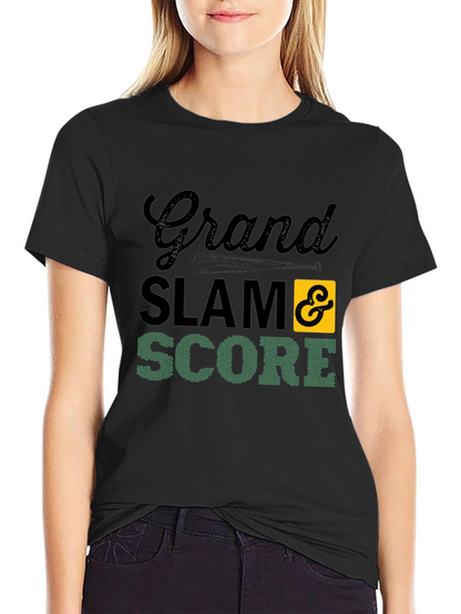Grand Slam Score Baseball Graphic T-Shirt