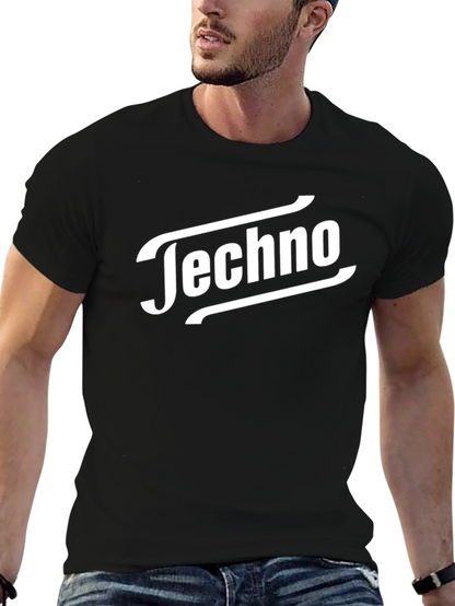 Techno Black T-Shirt