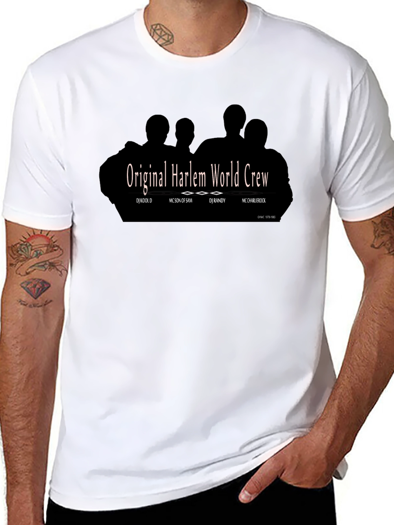 Original Harlem World Crew Black T-Shirt