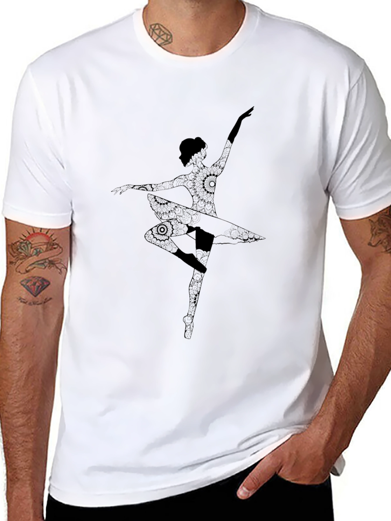 Ballerina Graphic T-Shirt - Classic Comfort