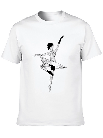 Ballerina Graphic T-Shirt - Classic Comfort