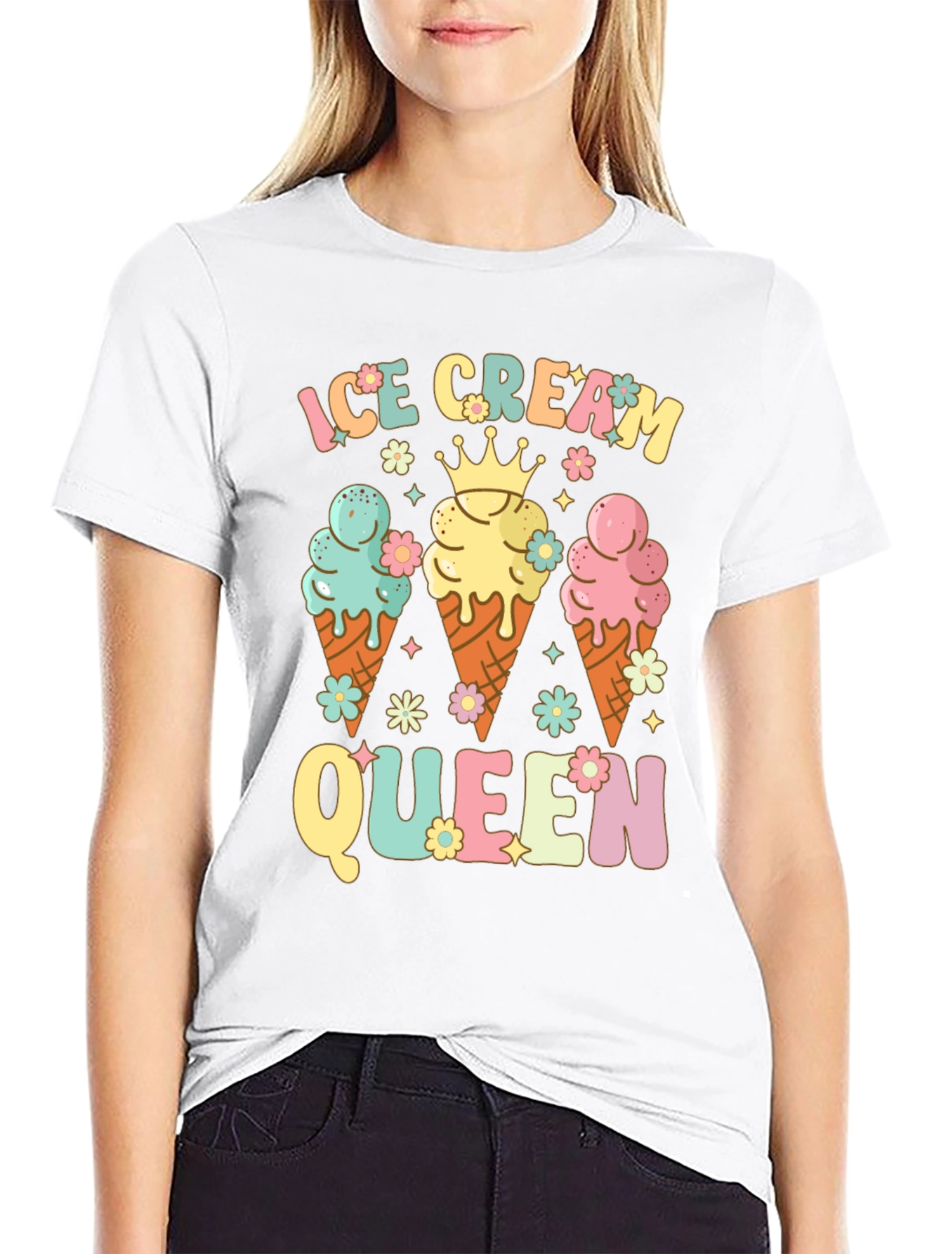 Ice Cream Queen Graphic T-Shirt