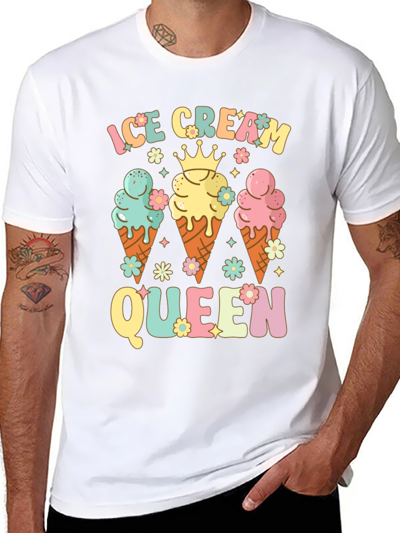 Ice Cream Queen Graphic T-Shirt