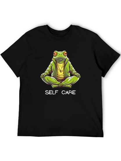 Self Care Frog T-Shirt - Meditating Graphic Tee
