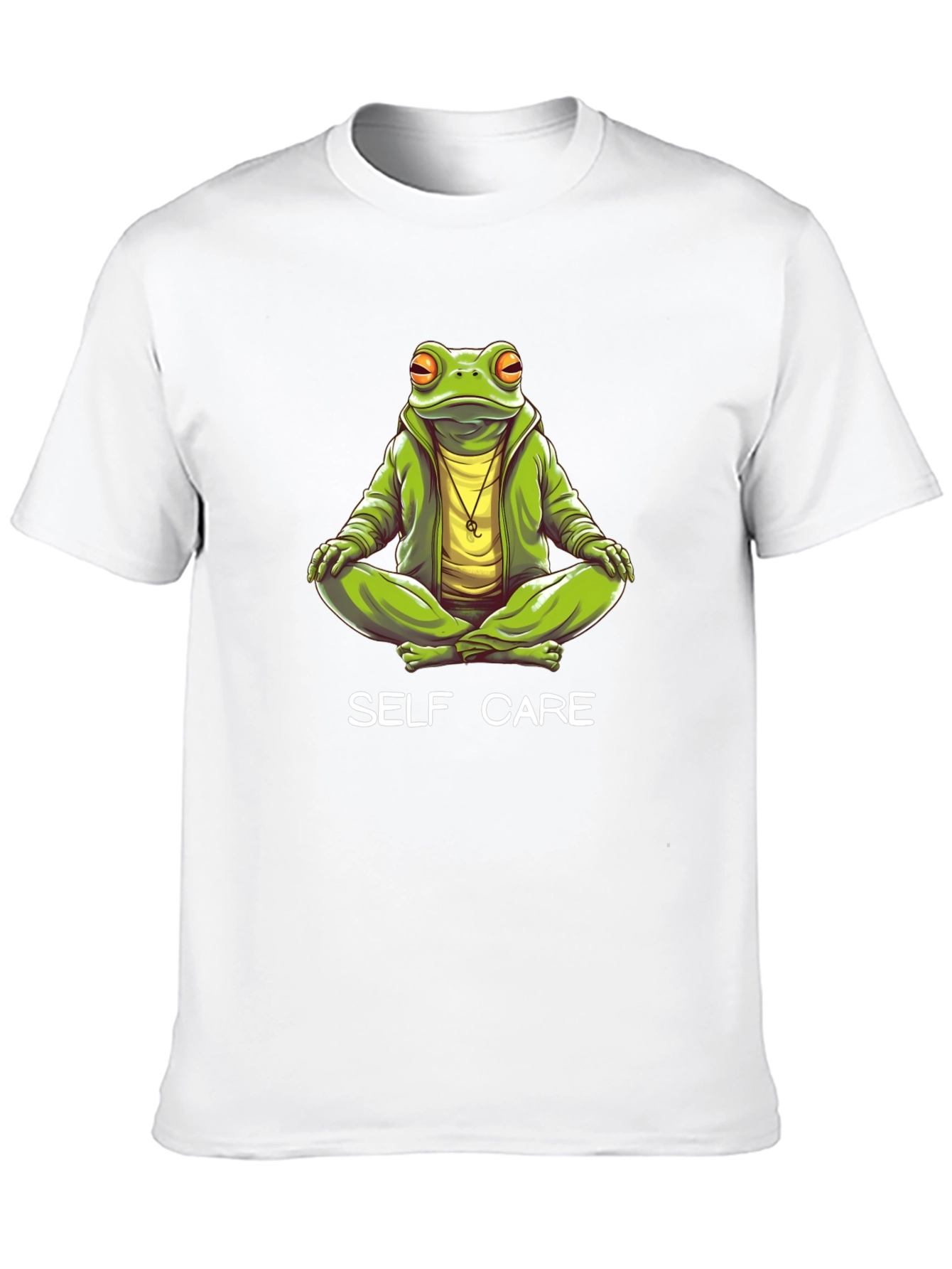 Self Care Frog T-Shirt - Meditating Graphic Tee
