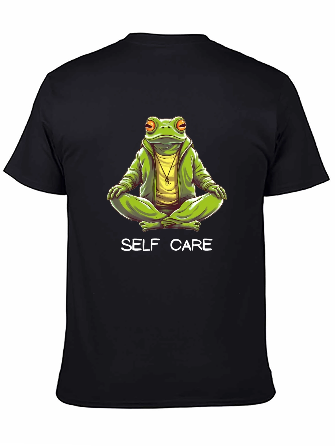 Self Care Frog T-Shirt - Meditating Graphic Tee