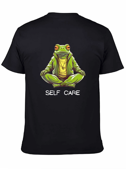 Self Care Frog T-Shirt - Meditating Graphic Tee