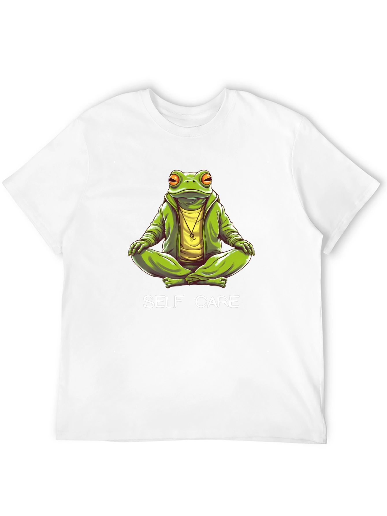 Self Care Frog T-Shirt - Meditating Graphic Tee