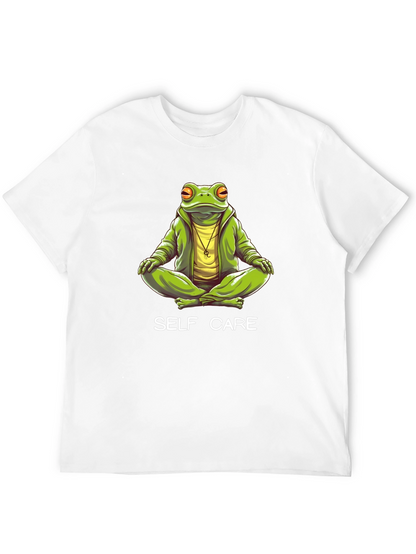 Self Care Frog T-Shirt - Meditating Graphic Tee