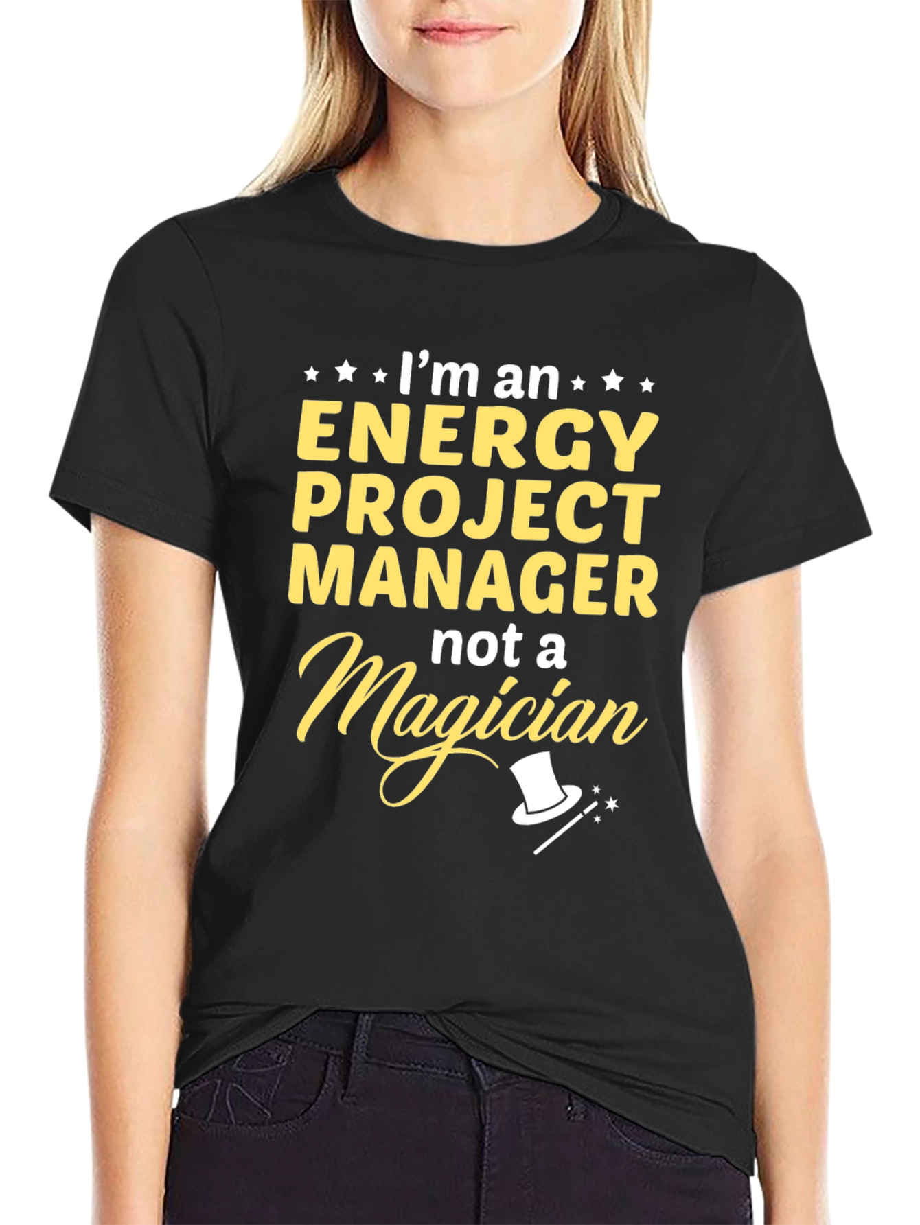 Energy Project Manager T-Shirt - Magician Joke