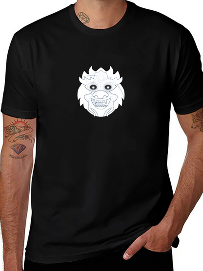 Graphic Print Black T-Shirt