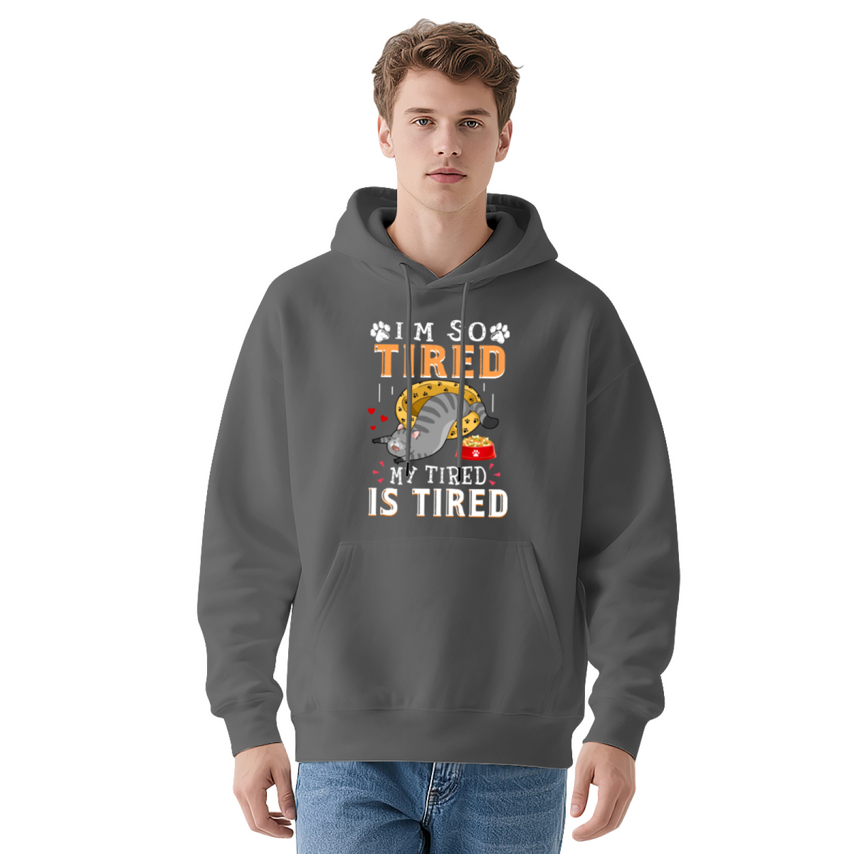 Premium Graphic Hoodie - Cat Lover Design