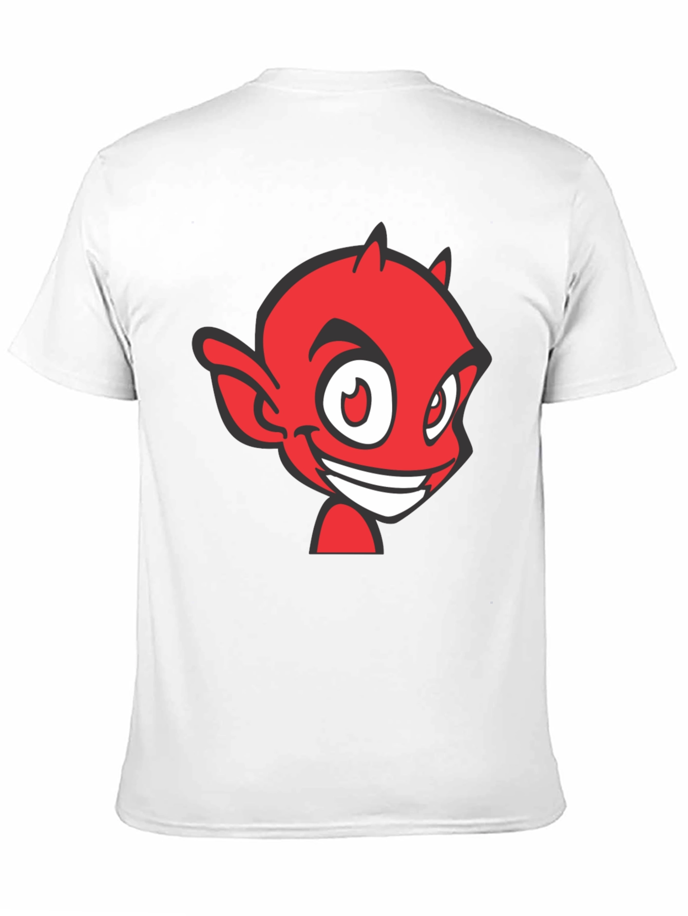 Red Devil Graphic Tee - Black Cotton Blend