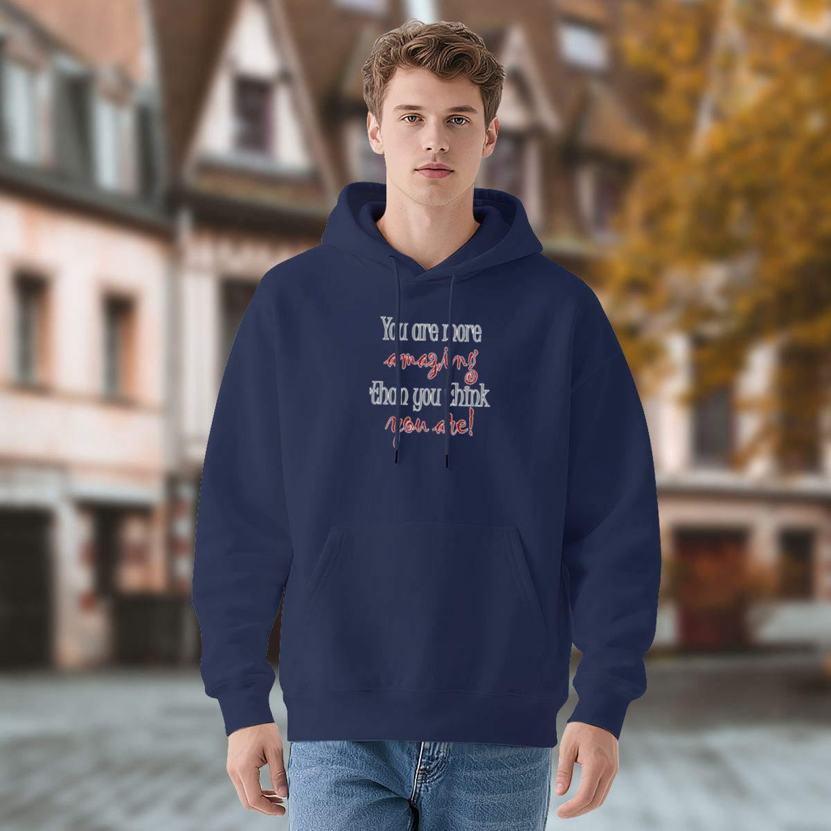 Amazing Than You Think Inspirational Hoodie