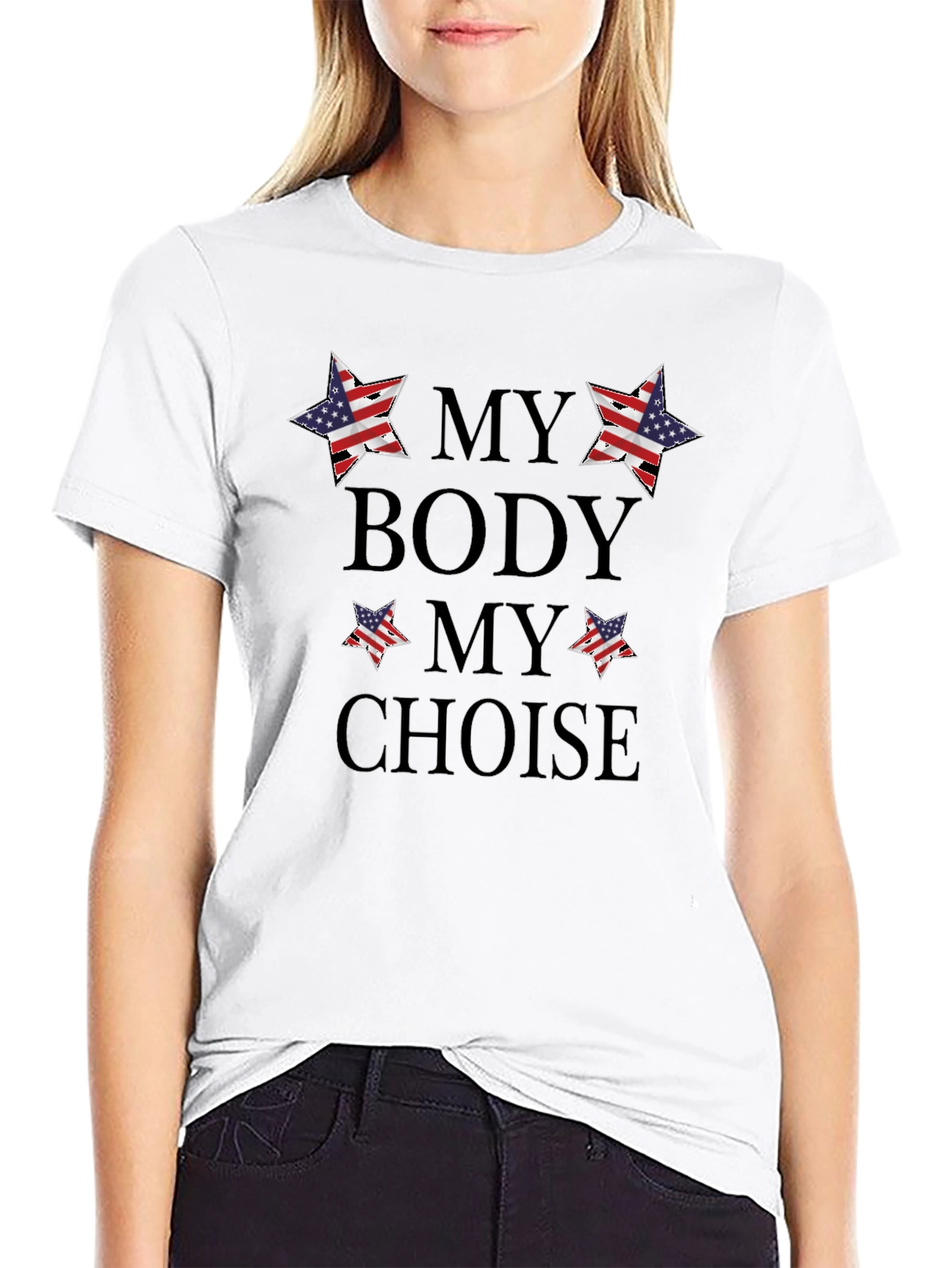 My Body My Choice Patriotic T-Shirt