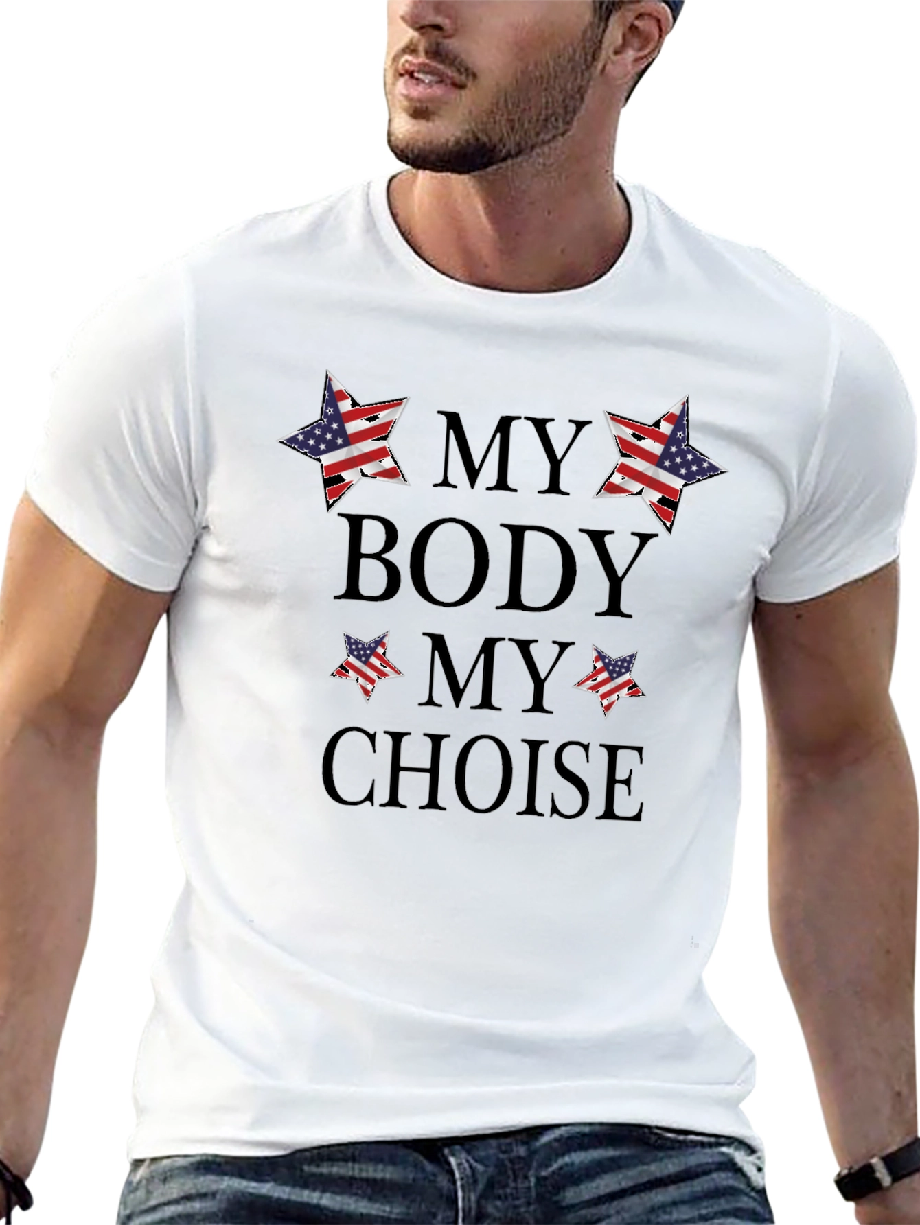 My Body My Choice Patriotic T-Shirt