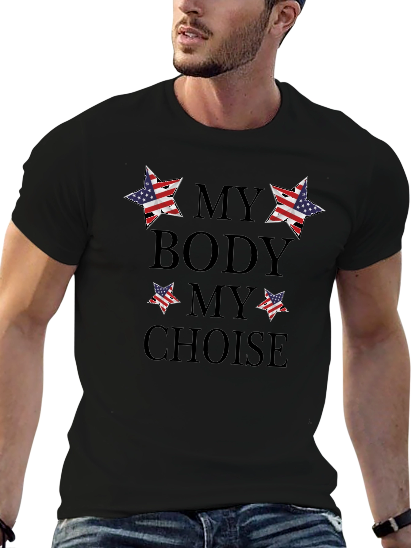My Body My Choice Patriotic T-Shirt