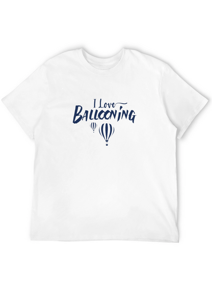 I Love Ballooning Black T-Shirt