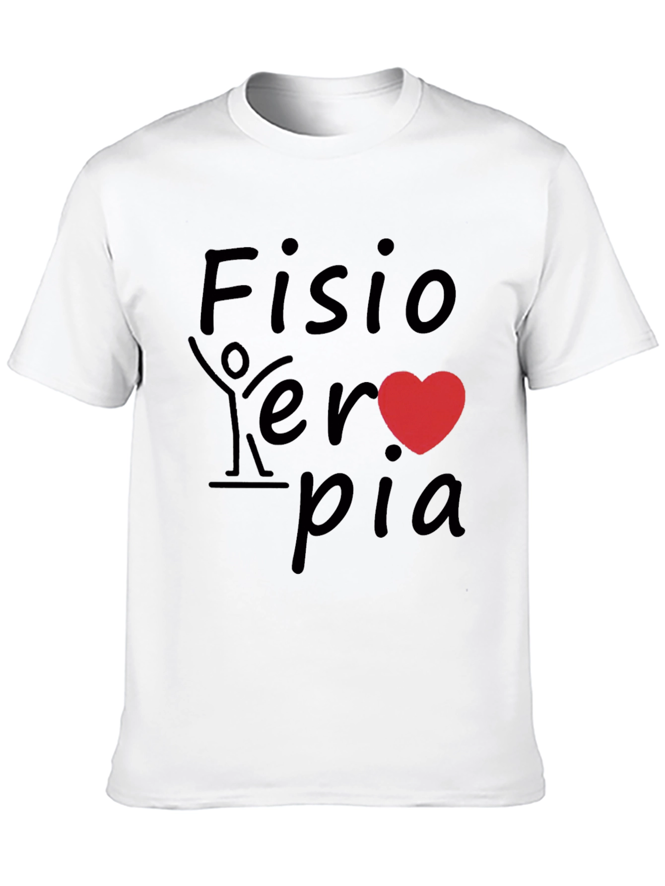 Fisioterapia Heart Graphic Tee - Black