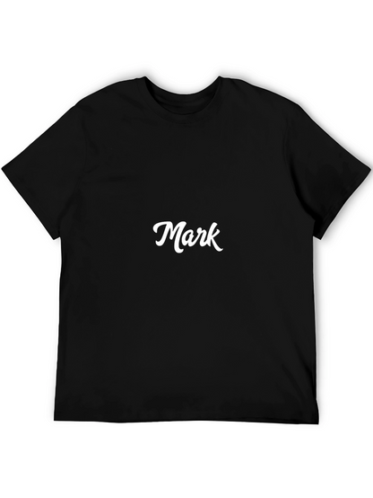 Personalized Black T-Shirt - Custom Name Design