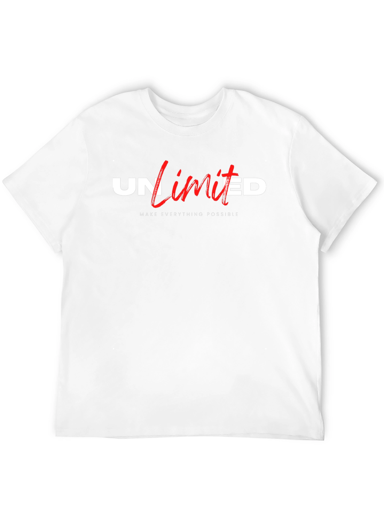 UNlimited Graphic Print Black T-Shirt