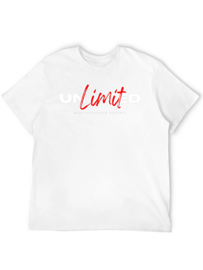UNlimited Graphic Print Black T-Shirt
