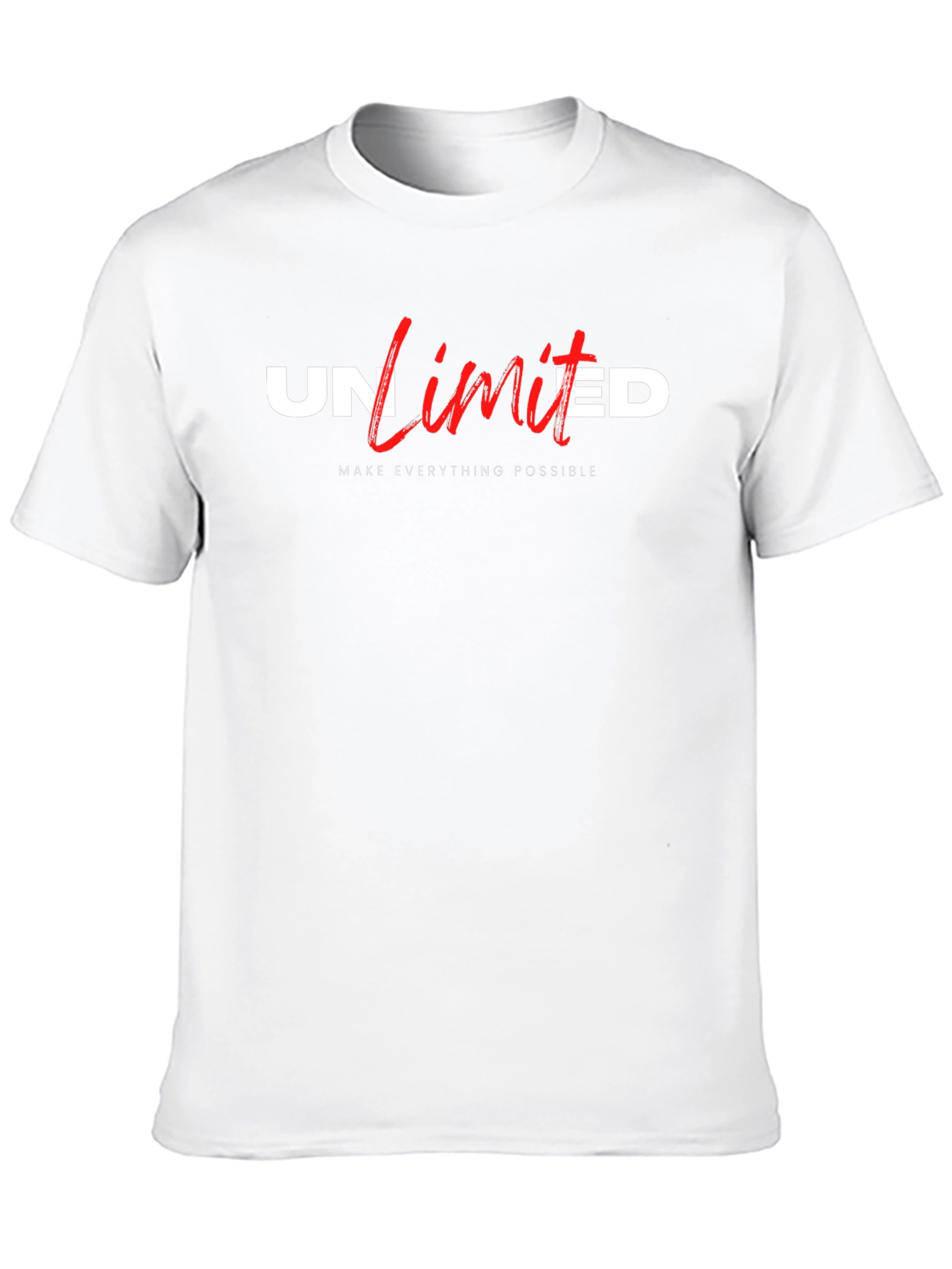UNlimited Graphic Print Black T-Shirt